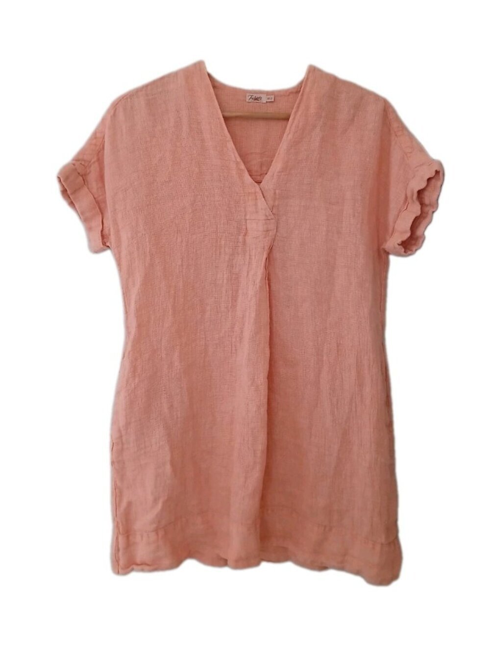 Faherty Sanibel Linen Mini Shift Dress